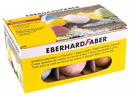 Straßenmalkreiden in Eierform