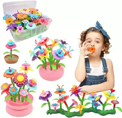 YORKOO Kinder Blumengarten Spielzeug
