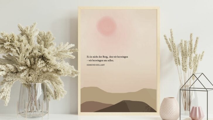 Inspirierende Weisheiten und kurze Bergsprüche