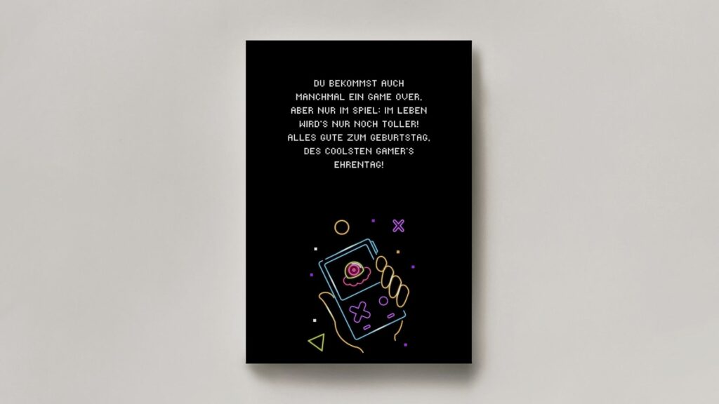 Lässige und coole Geburtstagssprüche für Gamer
