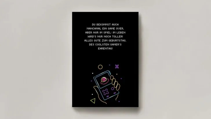 Lässige und coole Geburtstagssprüche für Gamer