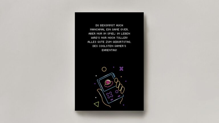 Lässige und coole Geburtstagssprüche für Gamer