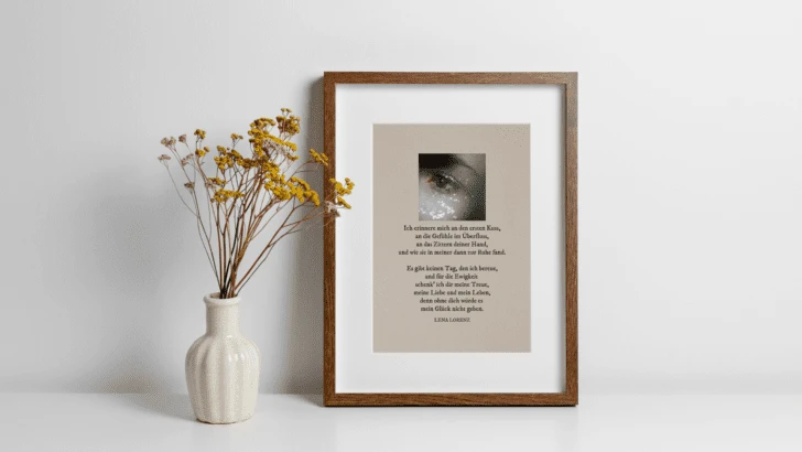 Moderne Liebesgedichte, die unter die Haut gehen