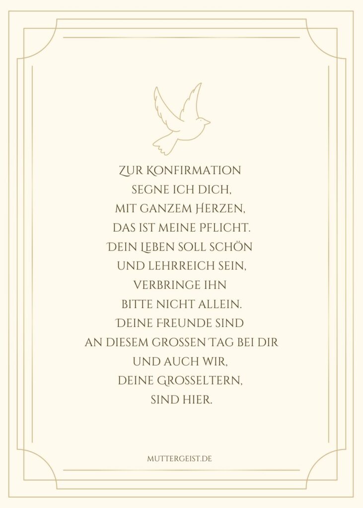 Was Trägt Man Als Mutter Zur Konfirmation Herzliche Glückwünsche von den Großeltern zur Konfirmation