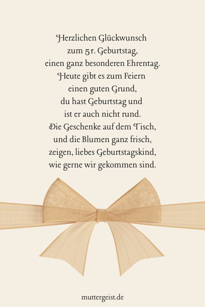 Schöne Sprüche zum 51. Geburtstag, die jeden begeistern werden