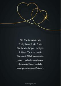 Coole Hochzeitssprüche für eine außergewöhnliche Hochzeitskarte