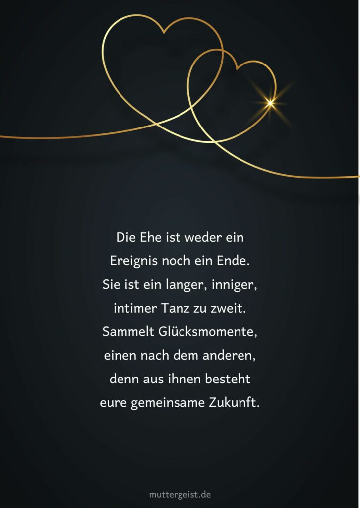 Coole Hochzeitssprüche für eine außergewöhnliche Hochzeitskarte