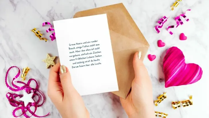 Fröhliche und lustige Geburtstagswünsche zum 77. Geburtstag