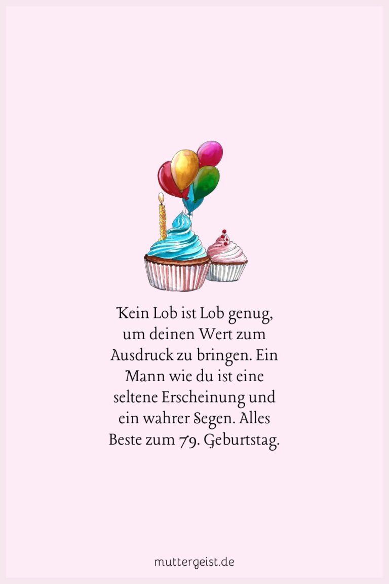 Schöne und stilvolle Sprüche zum 79. Geburtstag