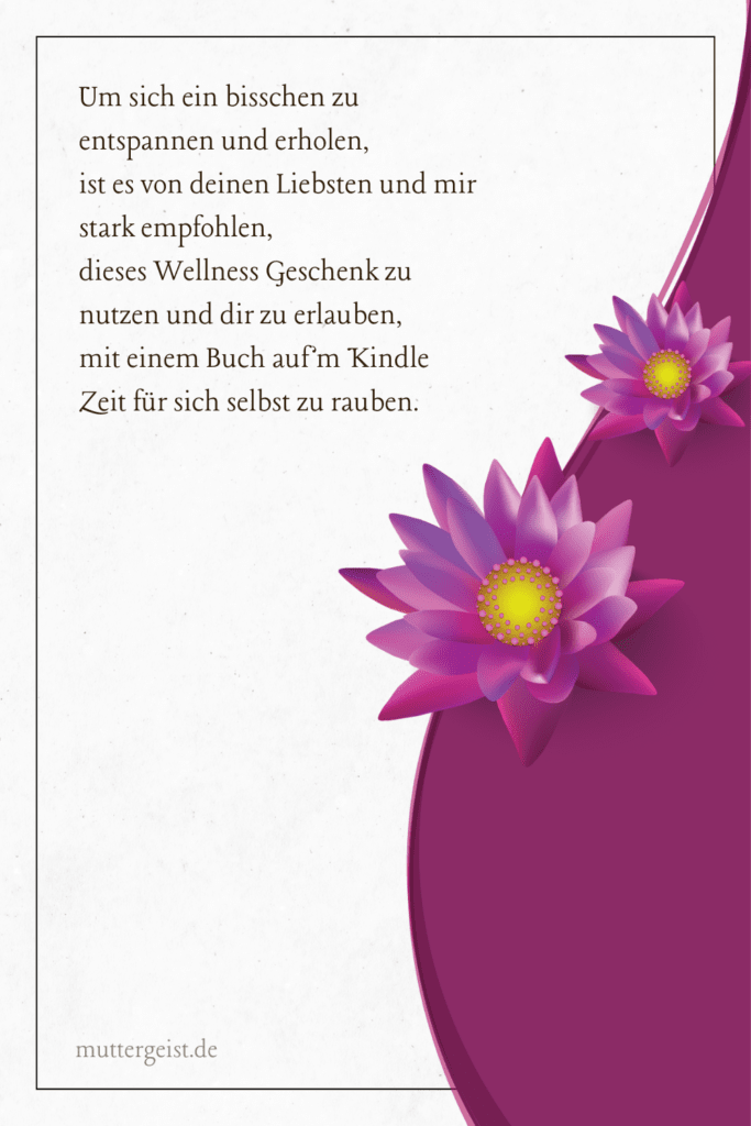 Schöne und lässige Geburtstagssprüche für ein WellnessGeschenk