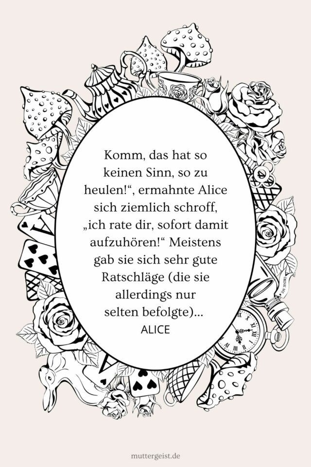 Die schönsten und wundersamsten „Alice im Wunderland“ Zitate