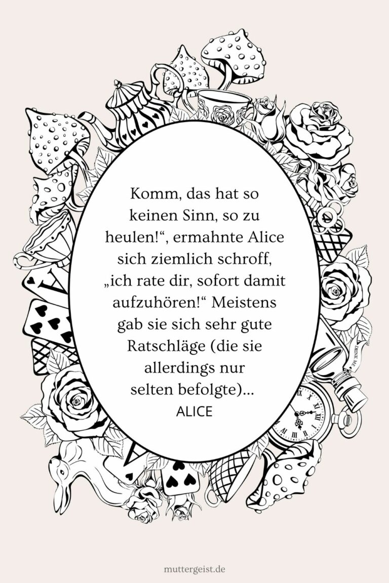 Die schönsten und wundersamsten „Alice im Wunderland“ Zitate