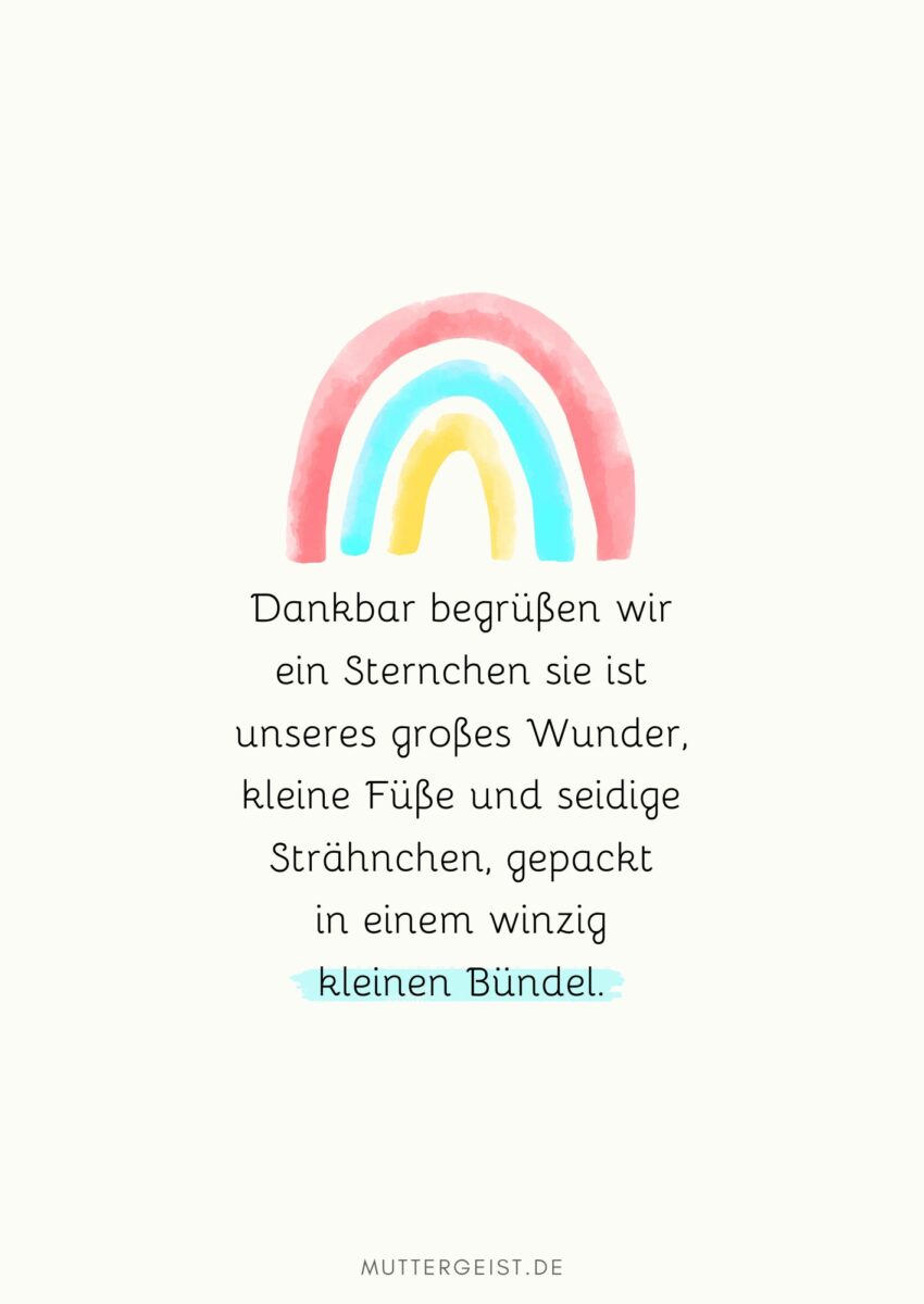 Schöne Sprüche zum Babyglück und Zitate zur Geburt