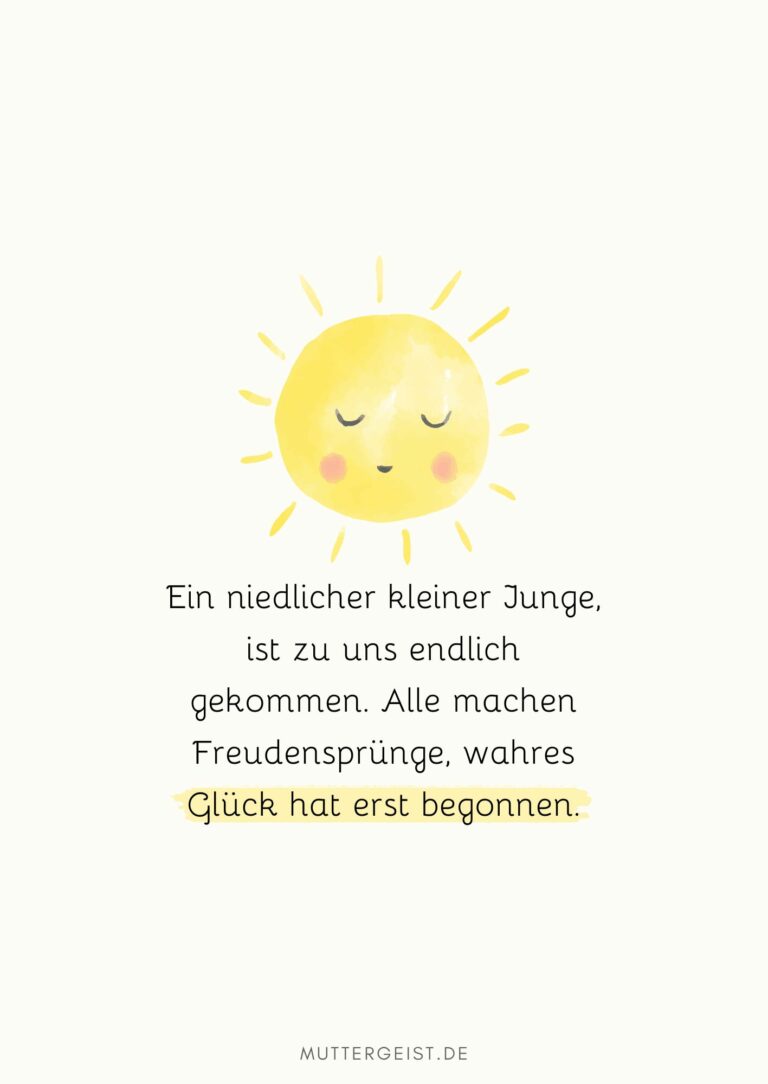 Schöne Sprüche zum Babyglück und Zitate zur Geburt