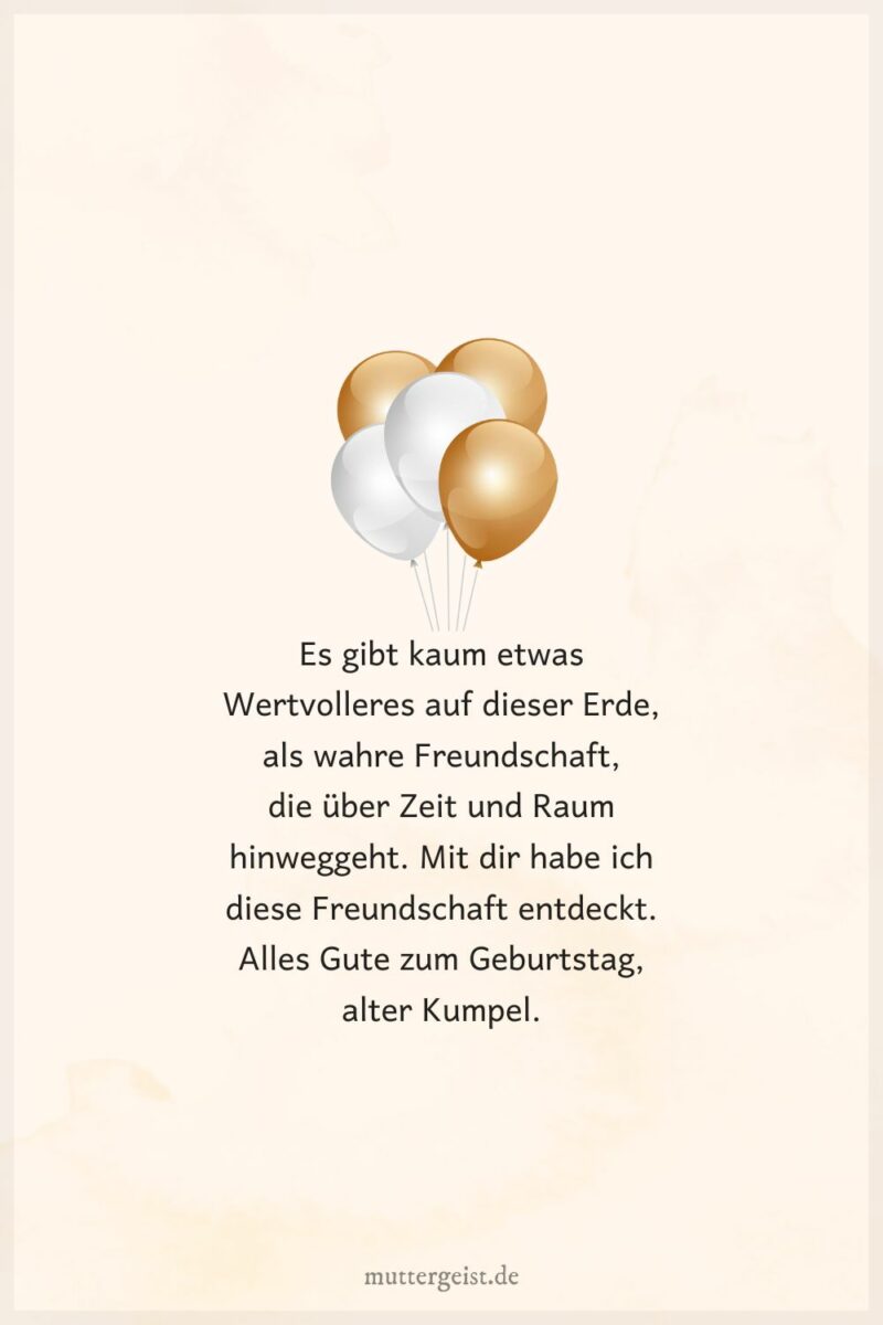 Schöne Geburtstagswünsche für einen guten Freund