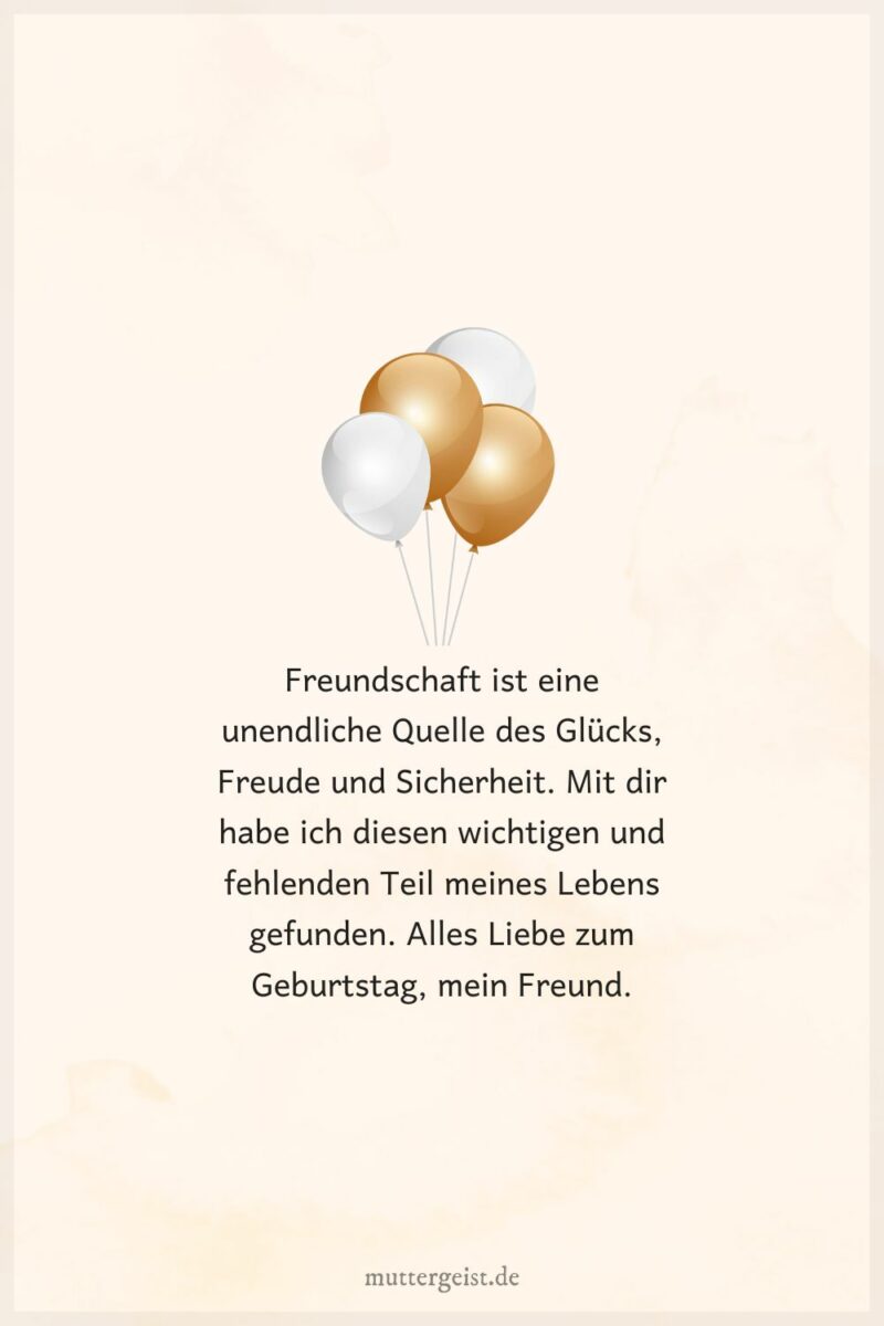 Schöne Geburtstagswünsche für einen guten Freund