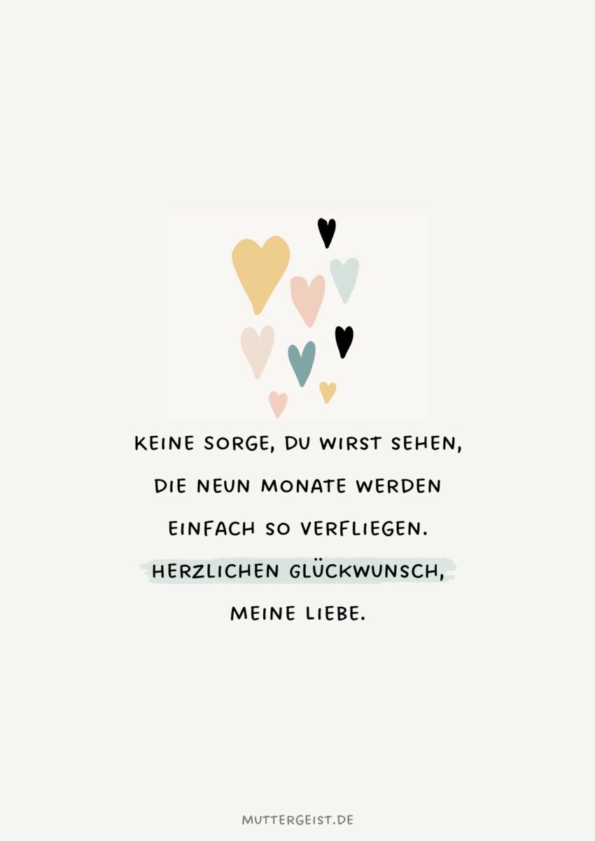 Schöne Glückwünsche und süße Sprüche für werdende Mütter