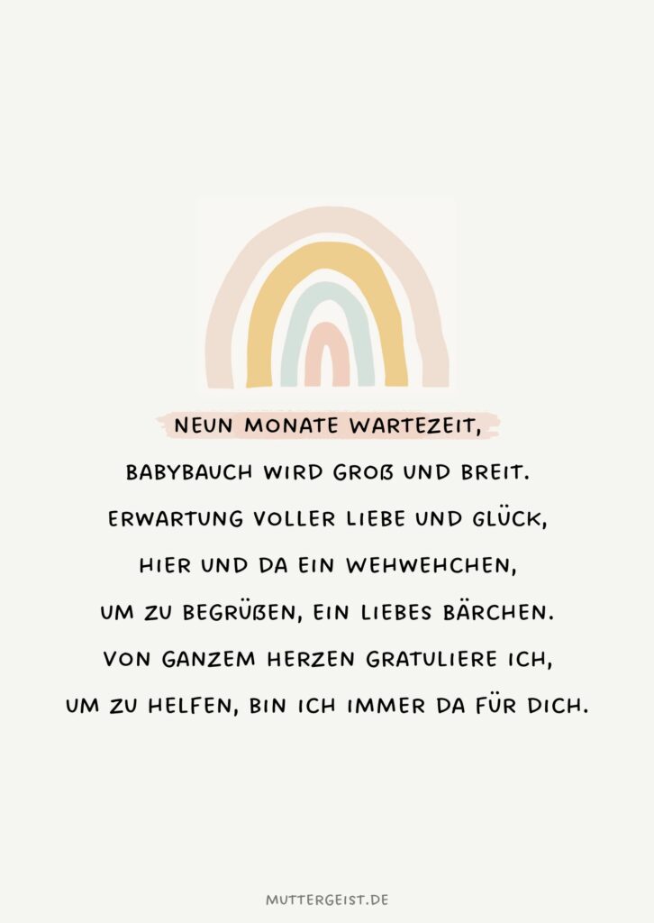 Schöne Glückwünsche und süße Sprüche für werdende Mütter