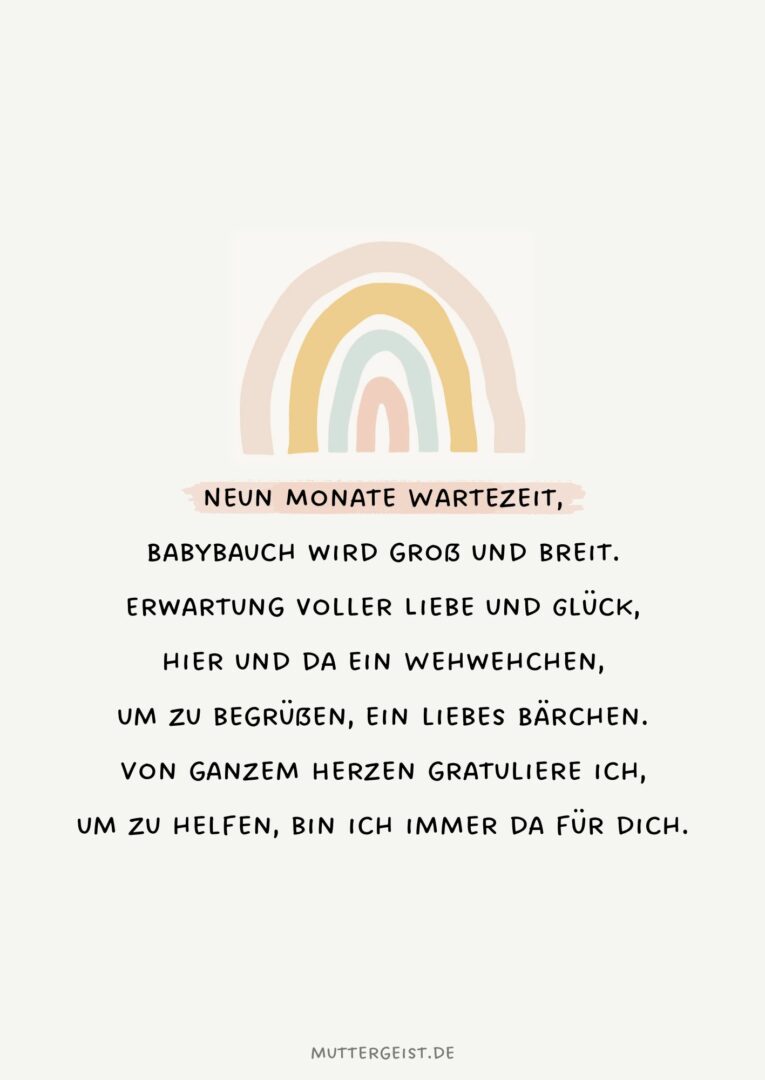 Schöne Glückwünsche und süße Sprüche für werdende Mütter