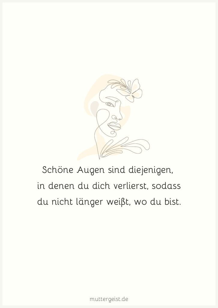 45 wunderbare schöne Augen Sprüche, die inspirieren