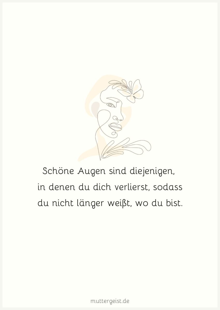 45 wunderbare schöne Augen Sprüche, die inspirieren