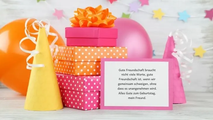 Schöne Geburtstagswünsche für einen guten Freund