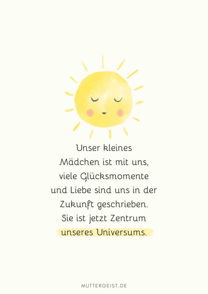 Schöne Sprüche zum Babyglück und Zitate zur Geburt
