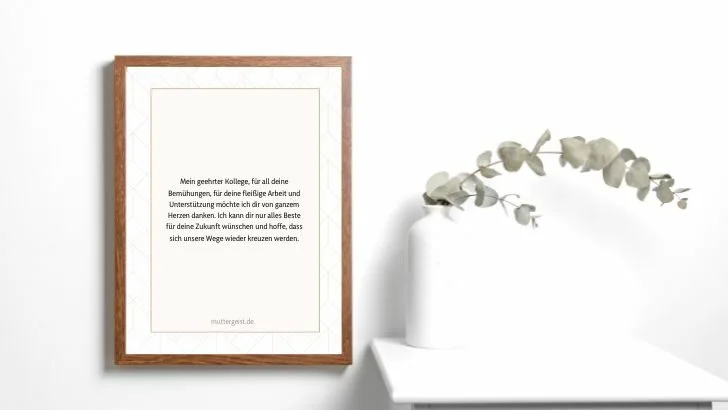 Abschiedssprüche für den Kollegen zum Arbeitsplatzwechsel