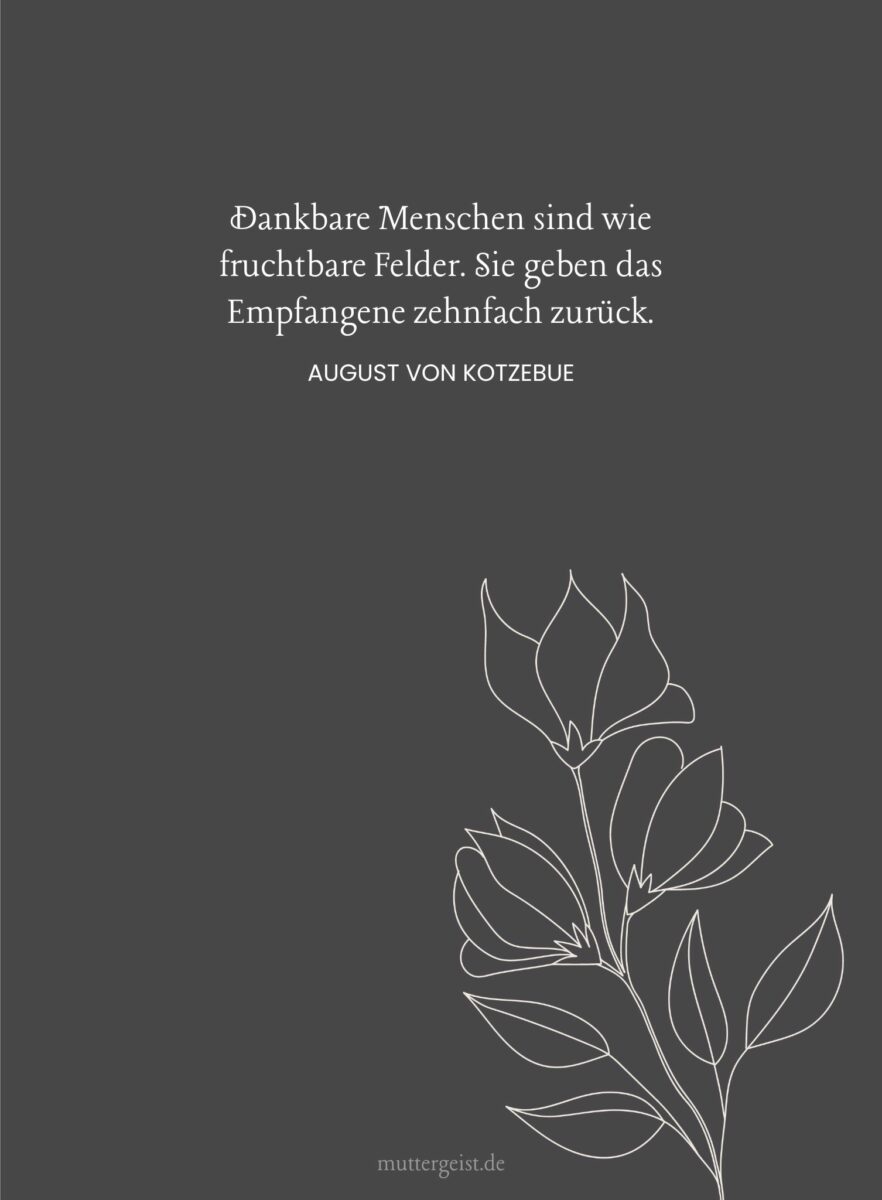 97 weise Sprüche über Wertschätzung und Dankbarkeit