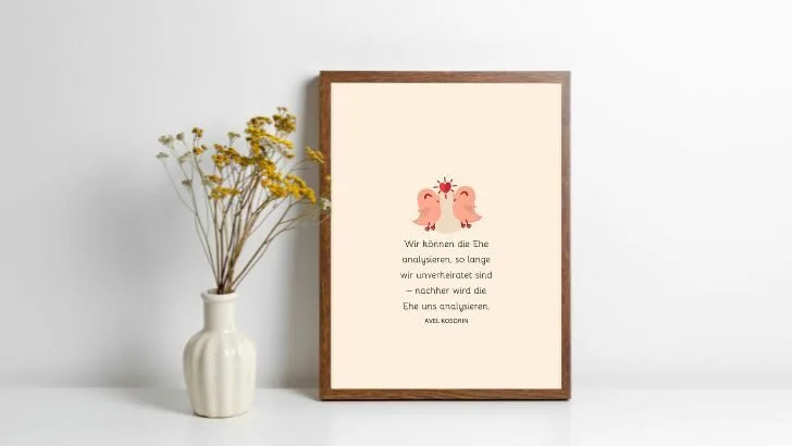 Erlesene Ehe-Sprüche zum Lieben und Lachen