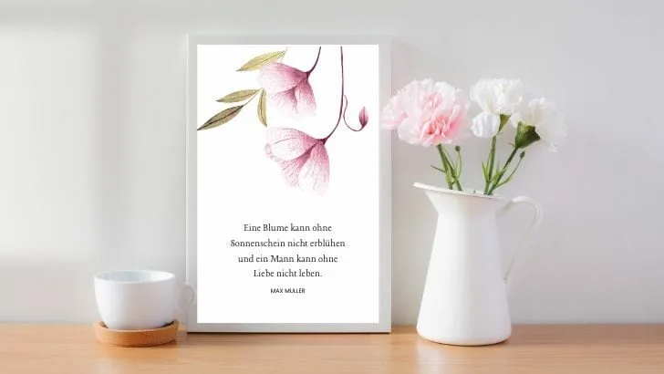 Frische Blumen-Sprüche zum Erblühen