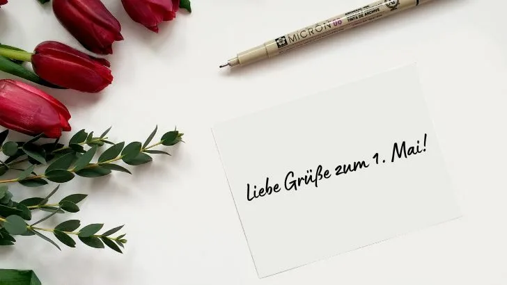 Herzliche Grüße zum 1. Mai für all die harten Arbeiter