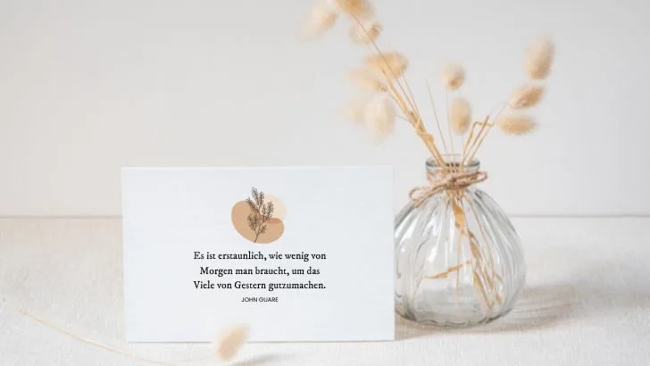 Schöne und tiefsinnige Zukunft-Sprüche