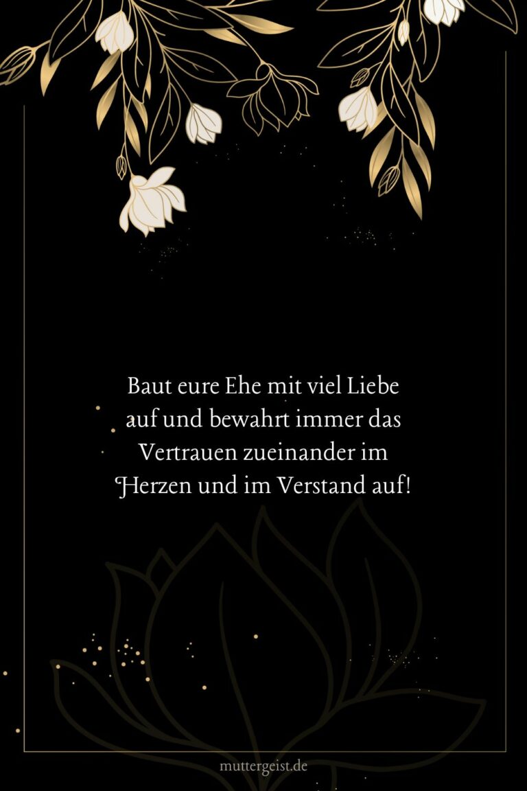 Persönliche und liebevolle Glückwünsche zur Hochzeit von den Eltern