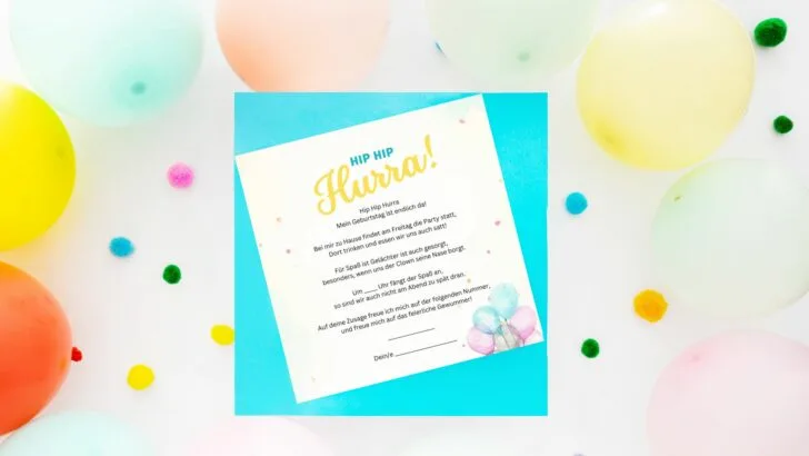 Die besten Text-Einladungen für Kindergeburtstage