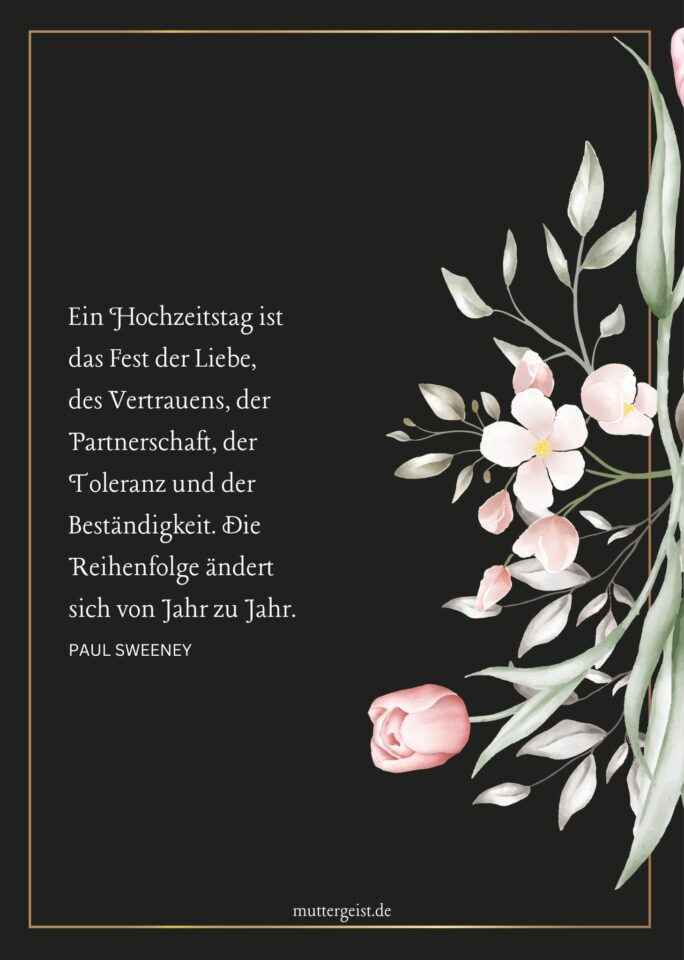 Eiserne HochzeitSprüche für den großen Ehrentag