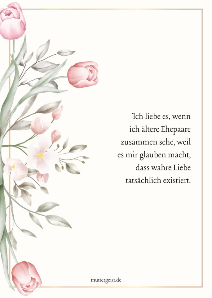 Eiserne HochzeitSprüche für den großen Ehrentag