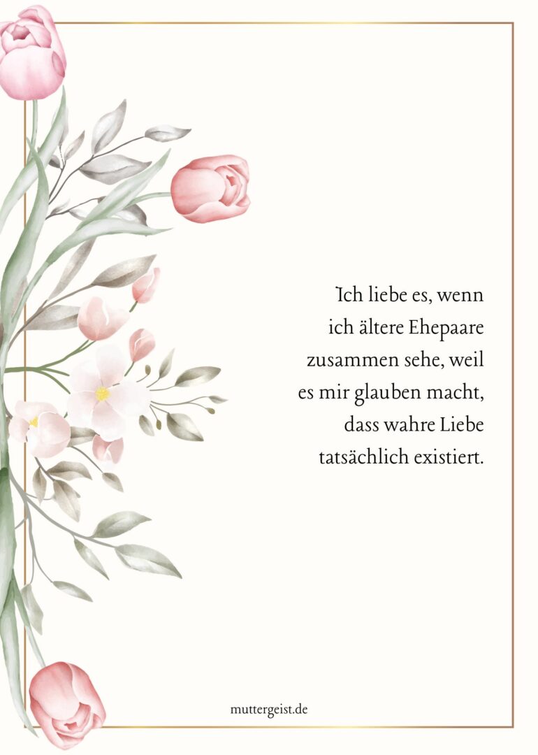 Eiserne HochzeitSprüche für den großen Ehrentag