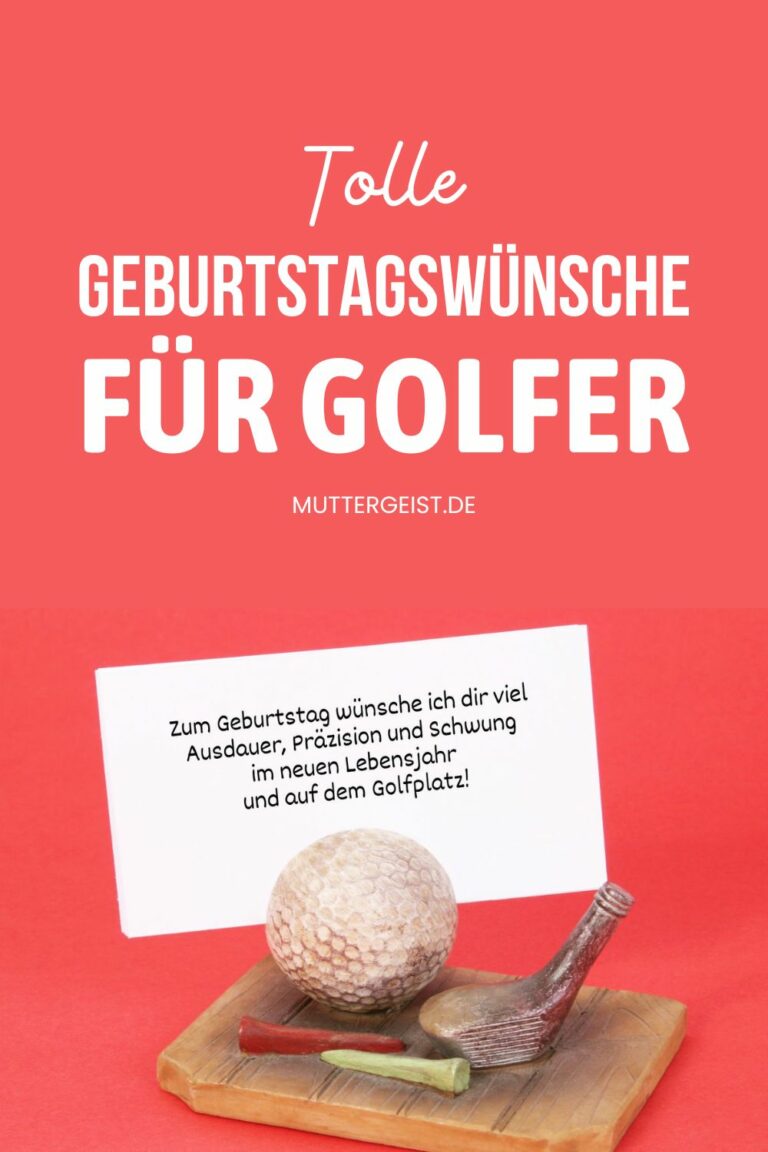 Tolle Geburtstagswünsche für Golfer