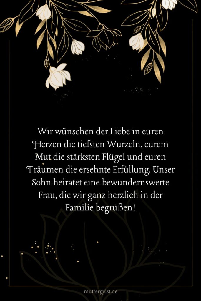 UK Greetings Hochzeitstagskarte Für Tochter & Schwiegersohn – Champagner-Design Mit Goldglitzer
