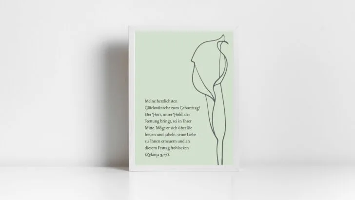 Wünsche an einen Pfarrer zum Geburtstag