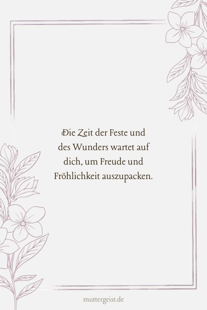 FeiertagsSprüche, die beflügeln und erheitern