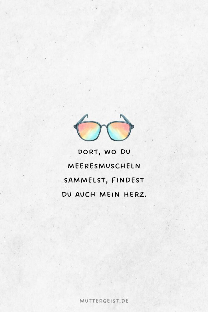 StrandSprüche, die die Seele baumeln lassen