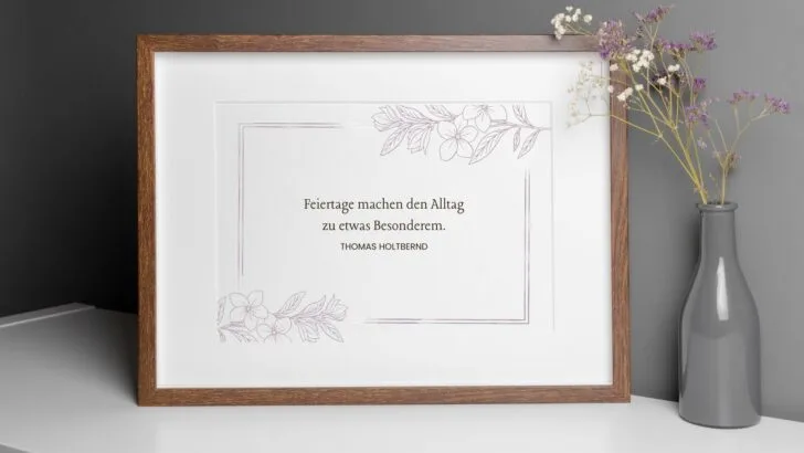 Feiertags-Sprüche, die beflügeln und erheitern