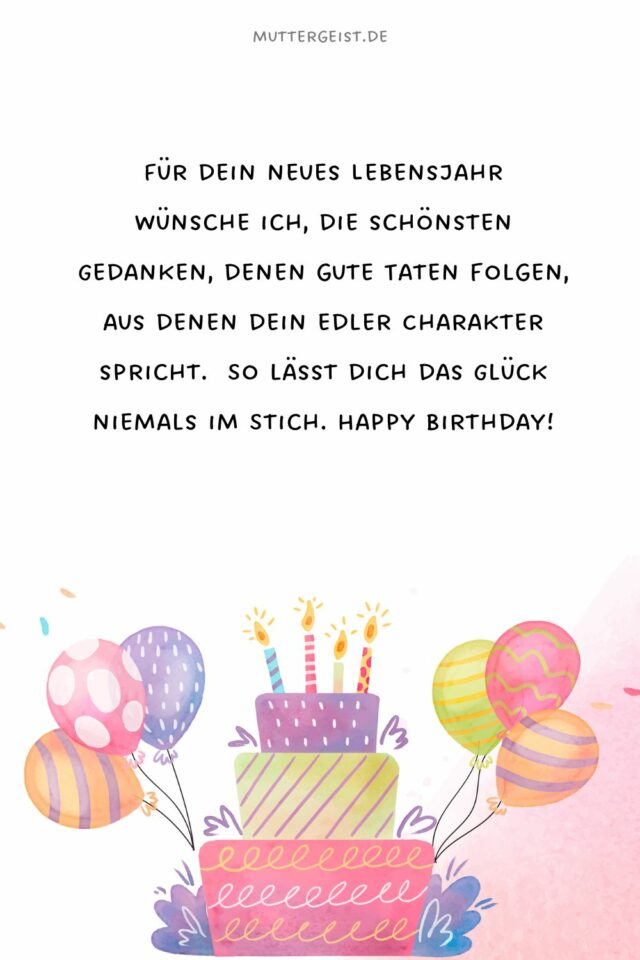 Originelle Geburtstagswünsche zum Staunen und Lieben
