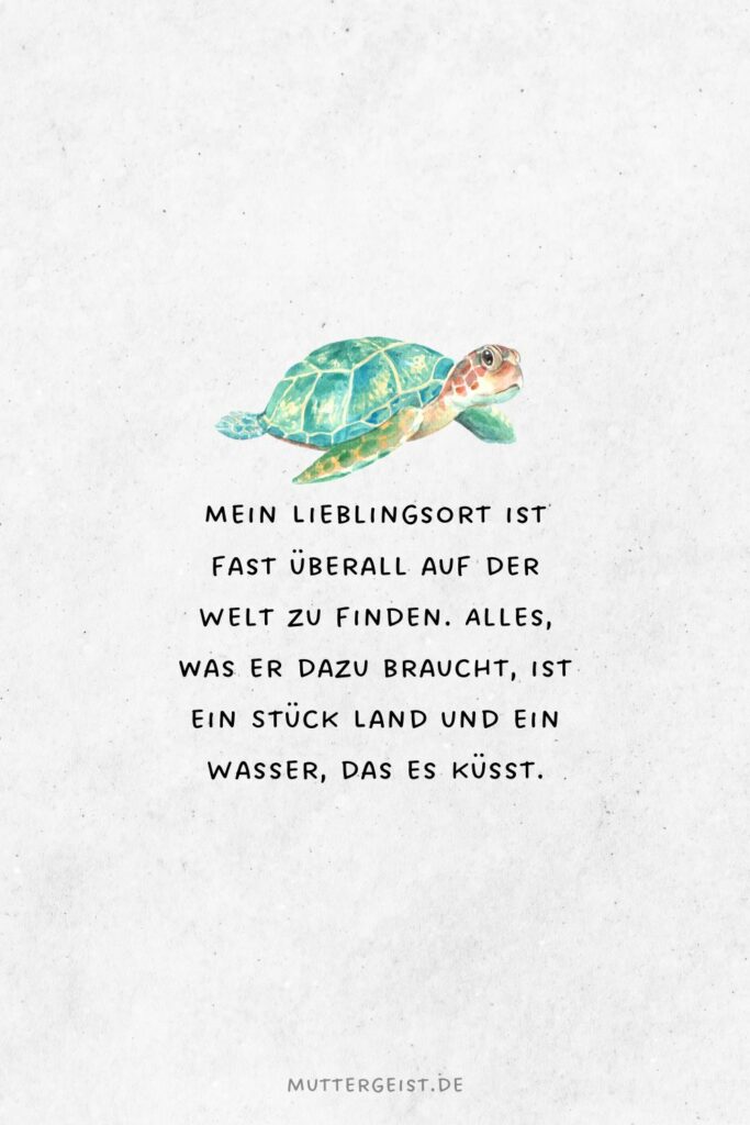 StrandSprüche, die die Seele baumeln lassen