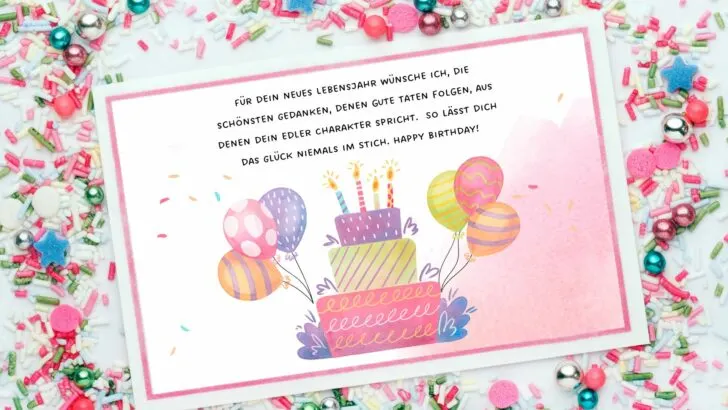 Originelle Geburtstagswünsche zum Staunen und Lieben