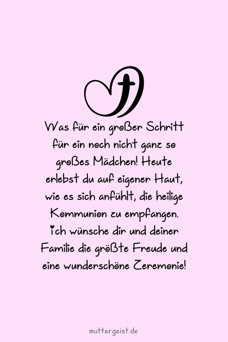 Moderne Glückwünsche zur Kommunion für ein zeitgemäßes Gefühl