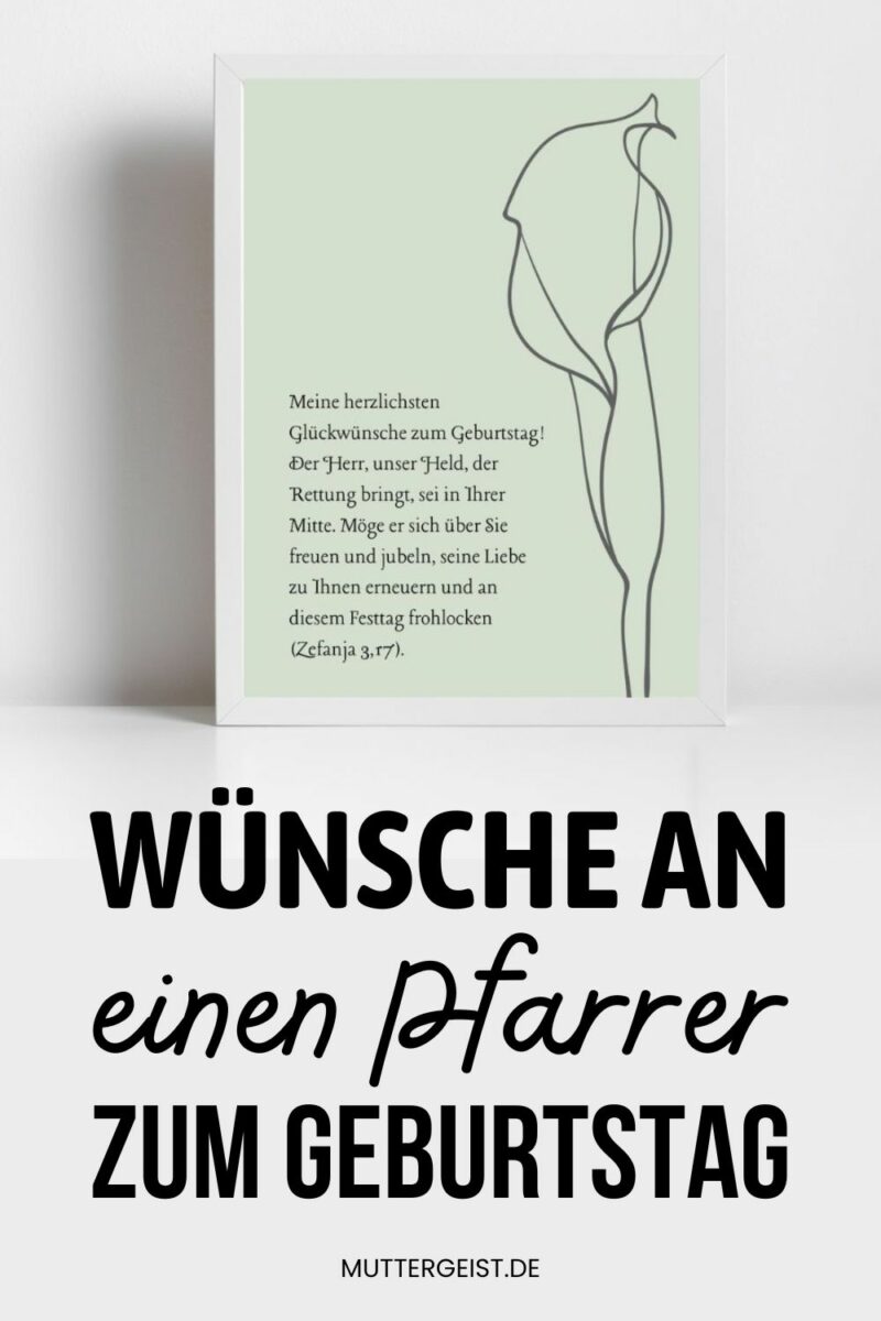 Wünsche an einen Pfarrer zum Geburtstag