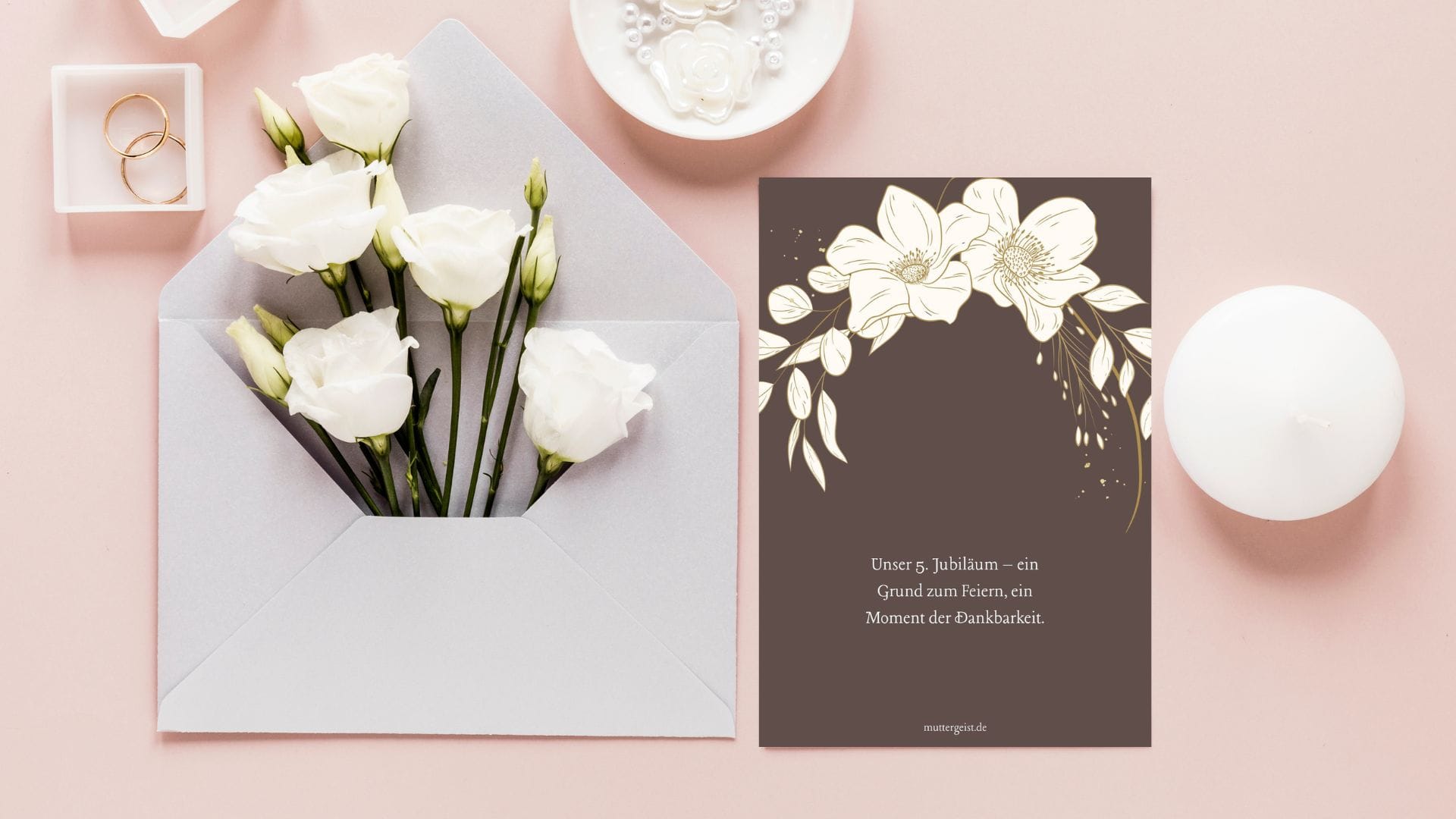 Sprüche für den 5. Hochzeitstag